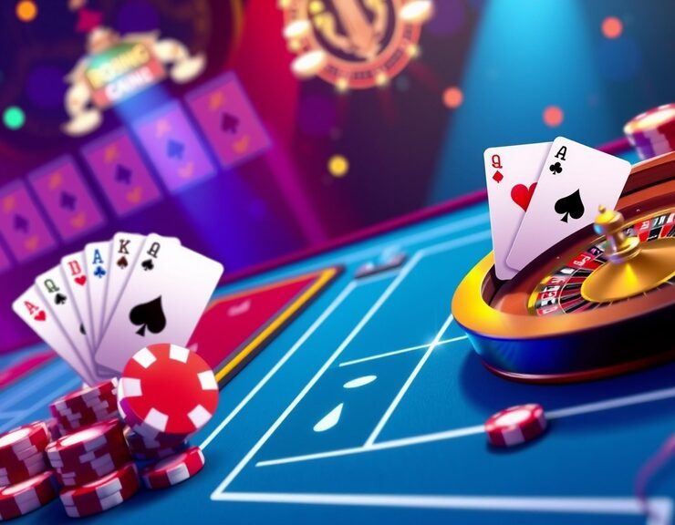 Live Bandar Poker table at kepritoto with dealer and community cards visible